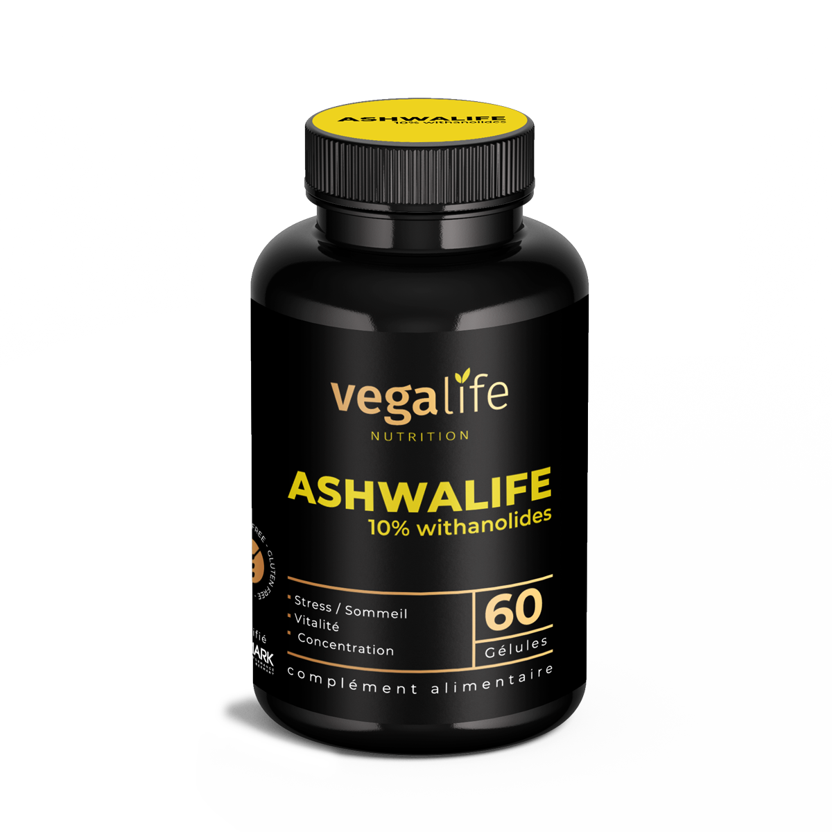 Ashwalife Ashwagandha 10 pourcent withanolides Tunisie
