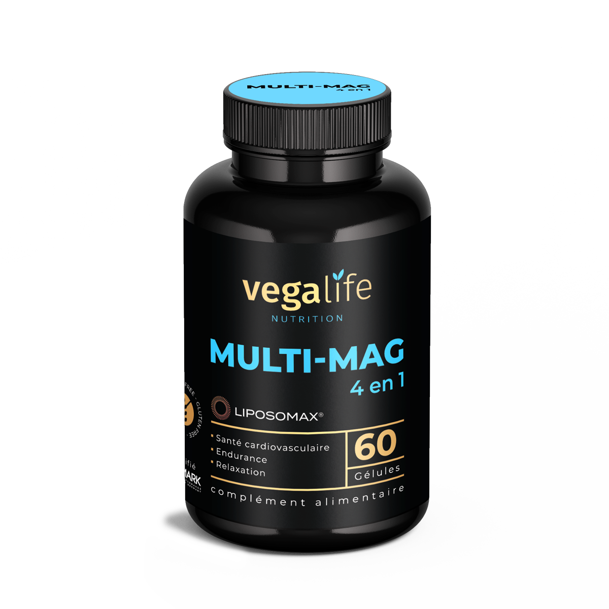Multi-Mag magnésium 4 formes VegaLife Tunisie